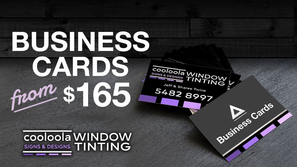 Business cards from 5 Gympie