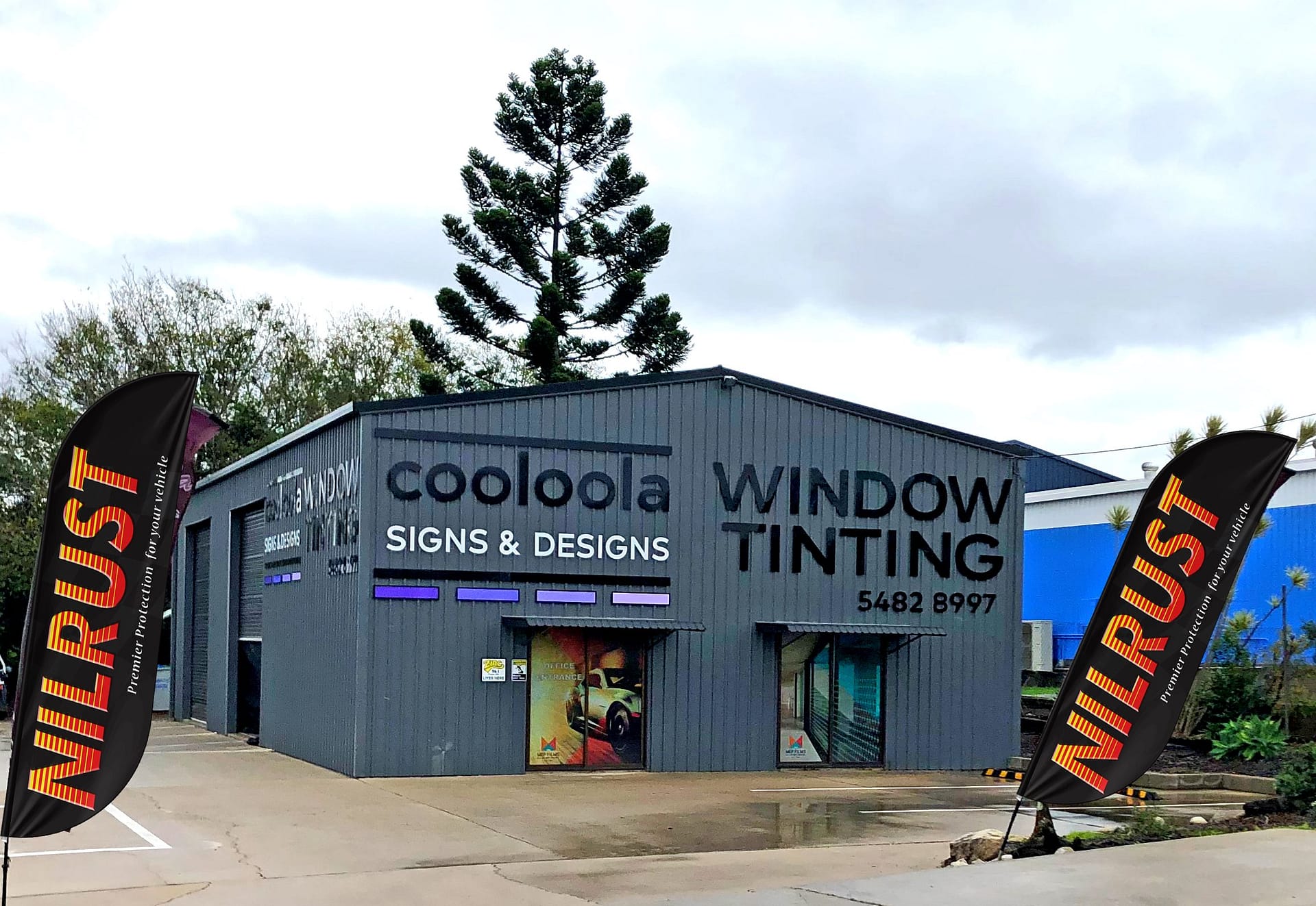 Cooloola Window Tinting: Signs & Designs Shop front